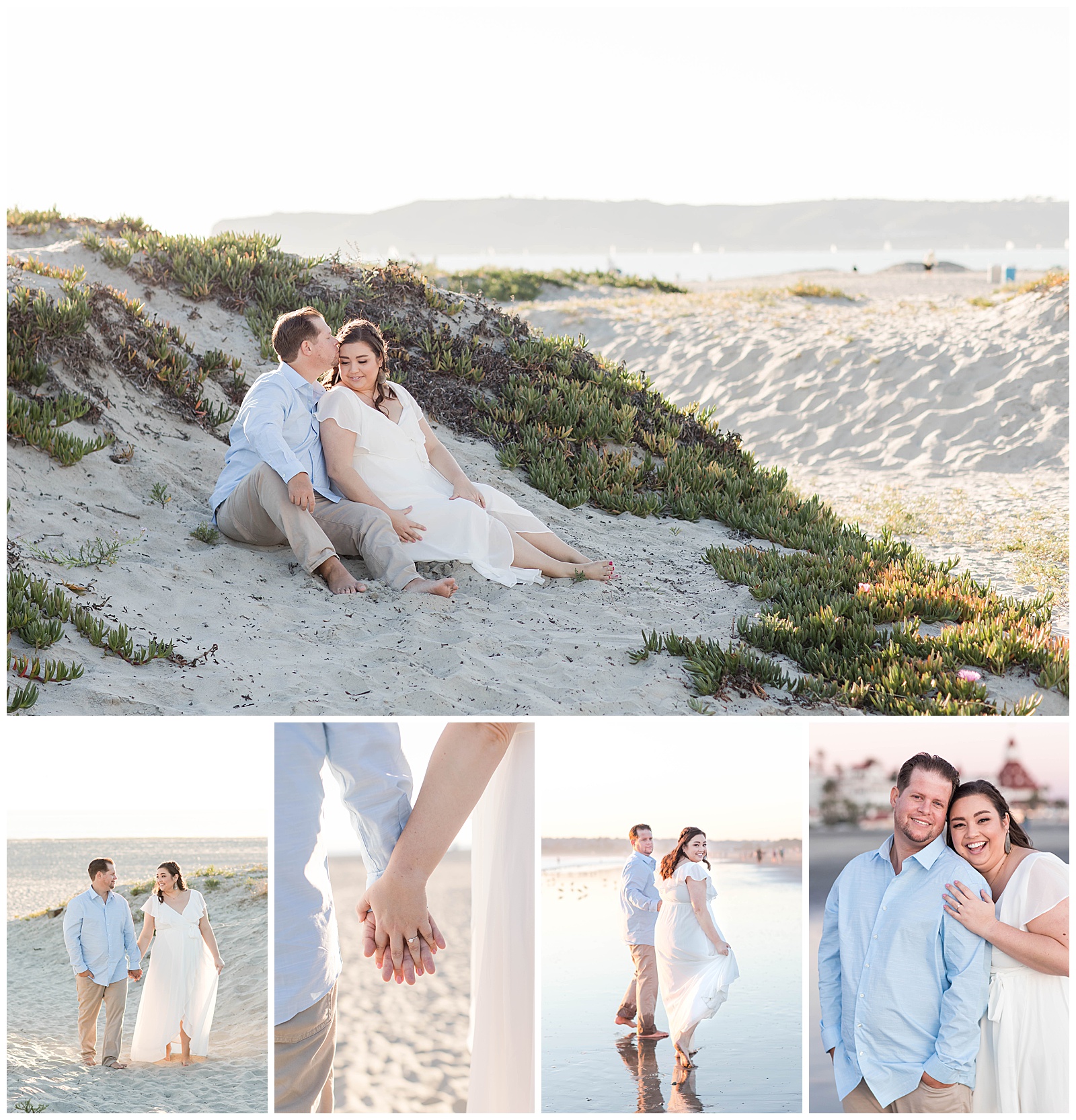 Coronado Beach Engagement Photoshoot