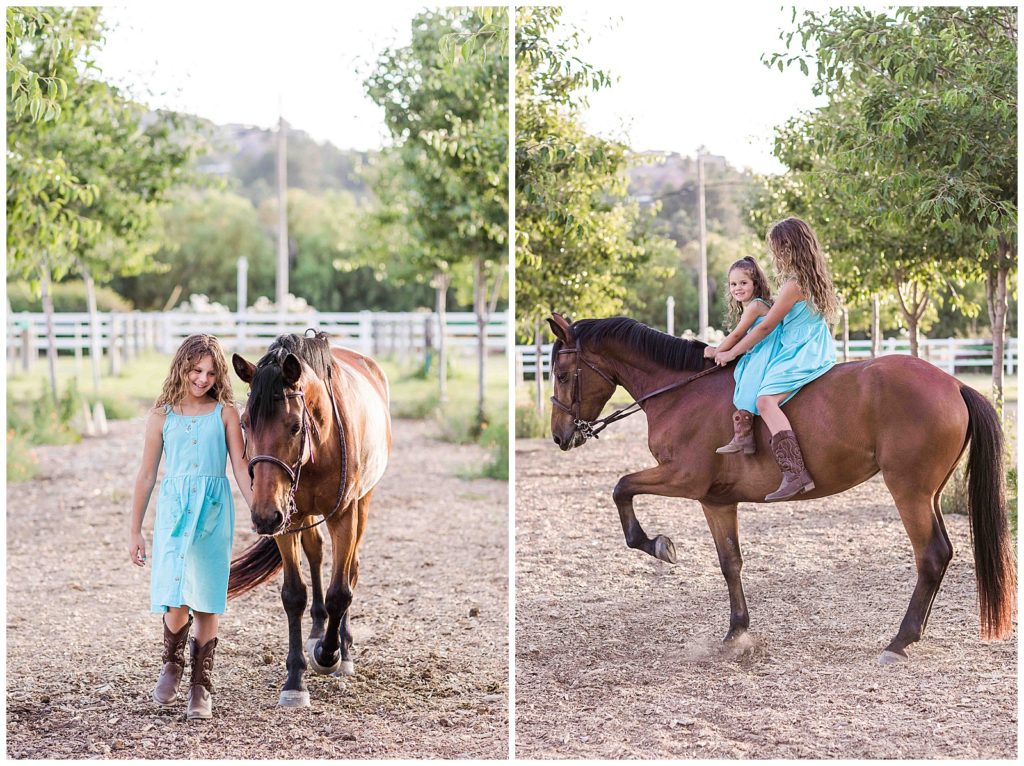 Heartland Ranch Horse Family Photography Session