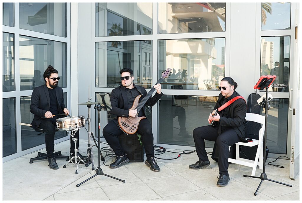 Band playing at the Museum of Contemporary Art San Diego
