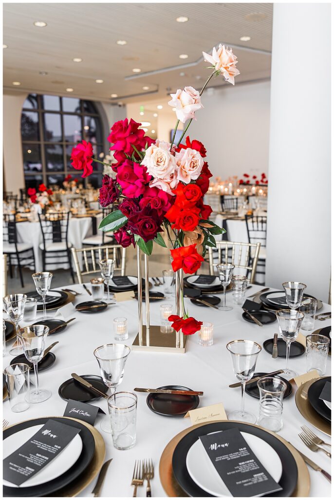 reception at a Museum of Contemporary Art San Diego wedding