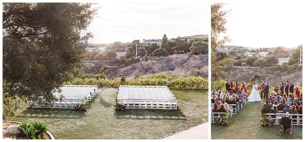 The ceremony space for the San Diego wedding venue The Crossings at Carlsbad