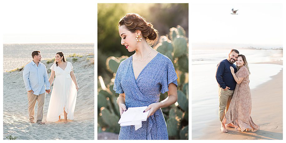 Women in dresses with capped sleeves for their portrait session