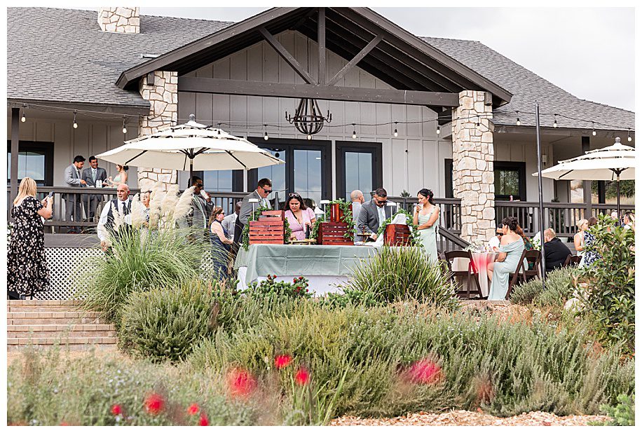 WestWynd Ranch Wedding cocktail hour