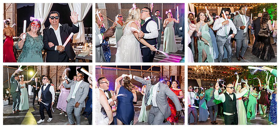 WestWynd Ranch Wedding reception dancing