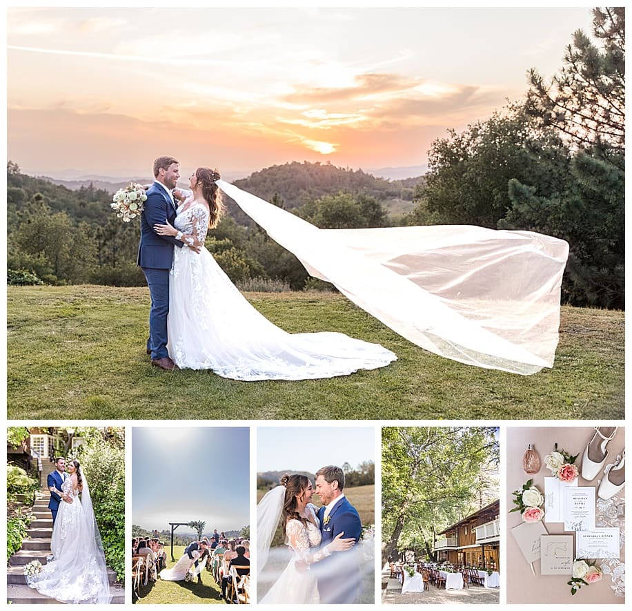 Sacred Mountain Wedding image collage