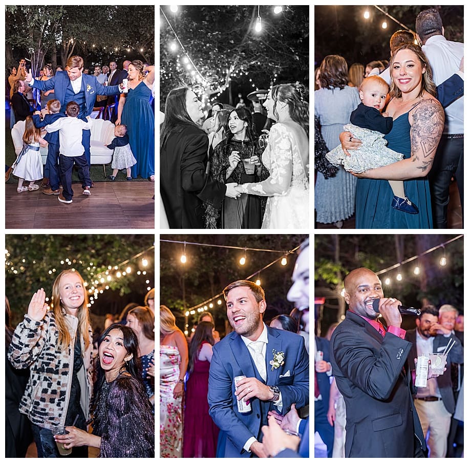 guests dancing at aSacred Mountain Wedding reception